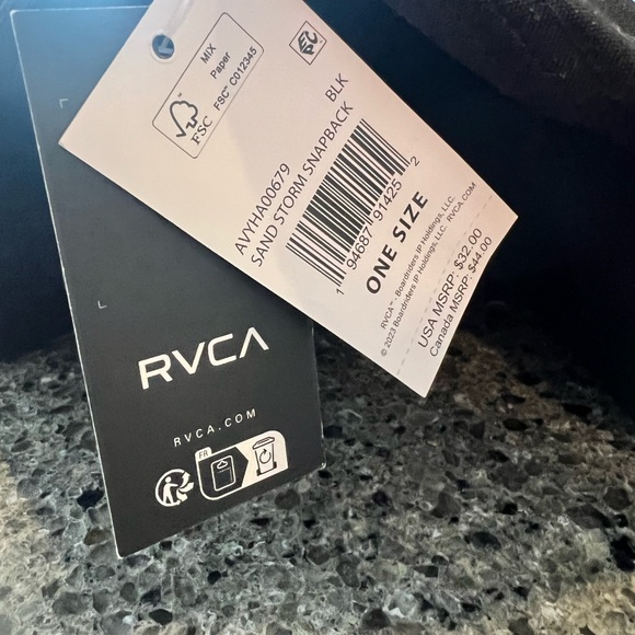 RVCA Sand Storm Snapback Cap - Picture 2 of 3